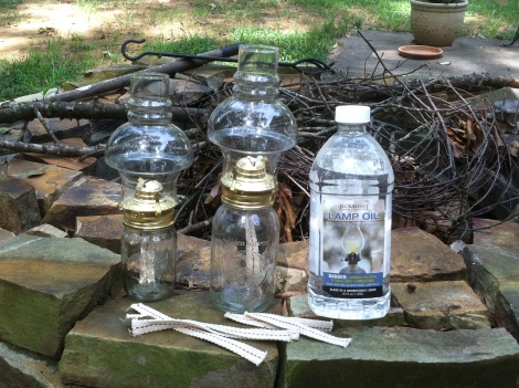 mason jar oil lamps