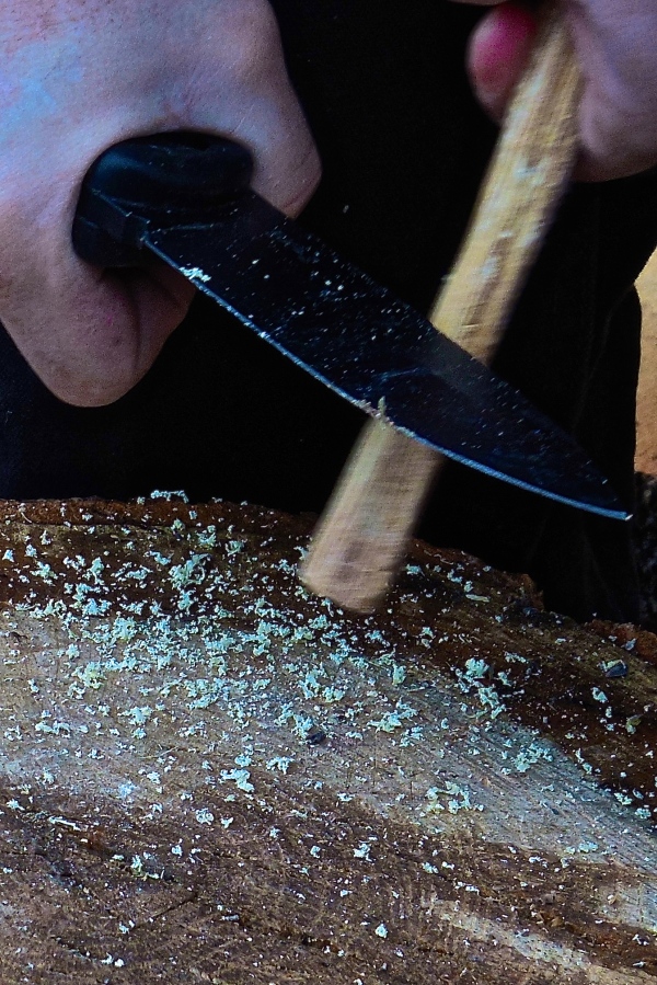 Shavings from fatwood will ignite with a ferrro rod.