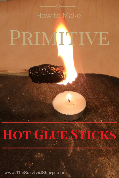 How to Make Primitive Hot Glue Sticks | www.TheSurvivalSherpa.com