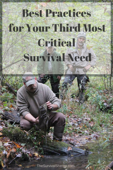 Best Practices for Your Third Most Critical Survival Priority - TheSurvivalSherpa.com