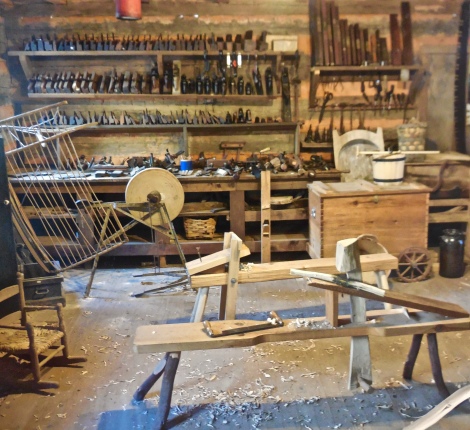 Pioneer tools at Foxfire Museum