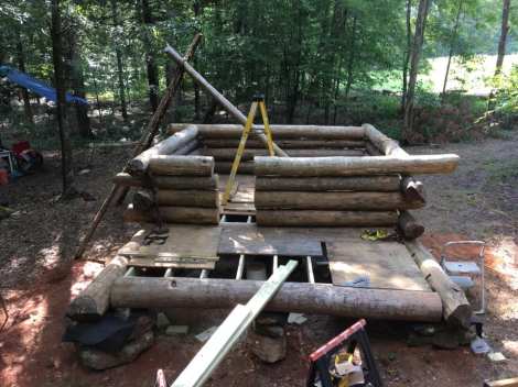 Deja vu: Building an Off-Grid Log Cabin... Again