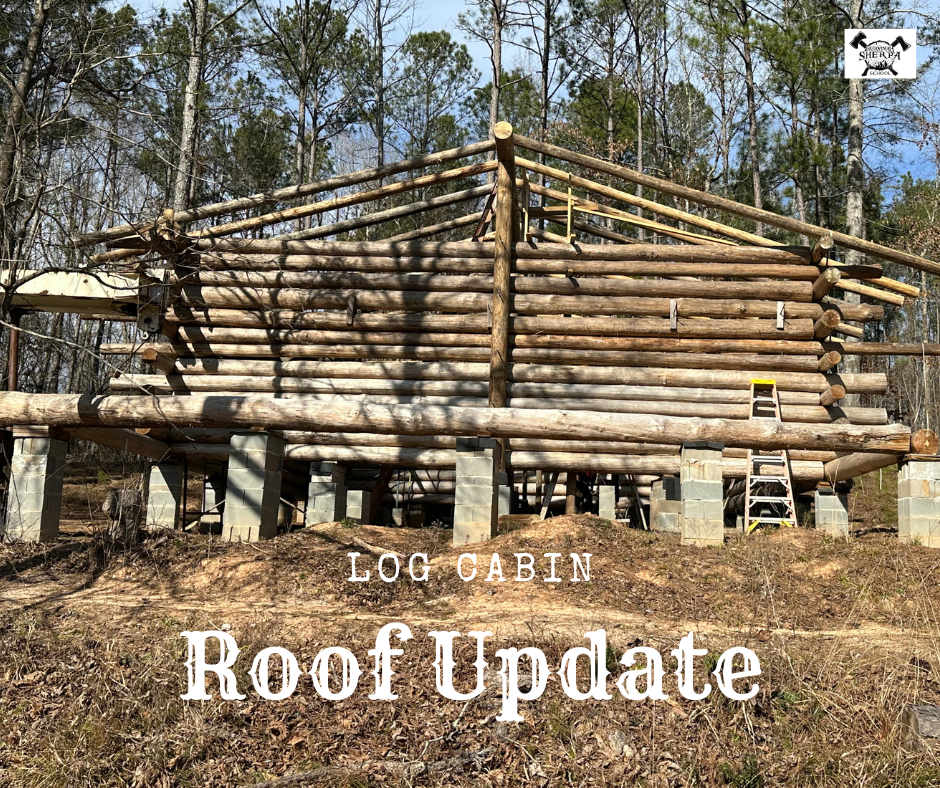 Log Cabin Roof Update | Survival Sherpa